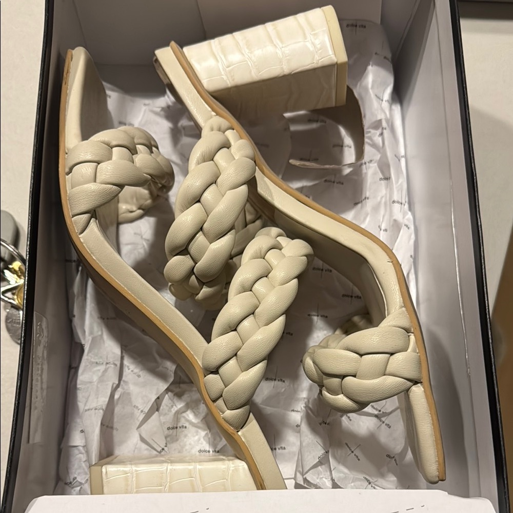 Braided Ivory Dolce Vita 8 Sandals